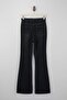 Trendyolmilla Wardrope Essentials Siyah DÖKÜMLÜ Yüksek Bel Orta Esnek Flare Jeans TWOSS26JE00106 - 10