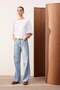 Trendyolmilla Wardrope Essentials Açık Mavi DÖKÜMLÜ Yüksek Bel Wide Leg Jeans TWOSS26JE00128 - 6