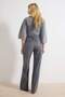 Gri Trok Detaylı Normal Bel %100 Pamuk Wide Leg Jeans TWOSS26JE00051 - 4