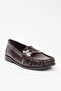 Kahverengi Saraçlı Kadın Loafer TAKSS26LA00006 - 10