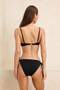 Siyah Bralette Kaplı Aksesuarlı Normal Bel Regular Bikini Takımı TBESS26BT00020 - 4