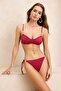 Vişne Kaplı Aksesuar Klora&Suya Dayanıklı Uzun Ömürlü LYCRA® XTRA LIFE Bikini Takımı TBESS26BT00020