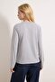 Siyah-Gri 2'li Paket %100 Pamuk Bisiklet Yaka Regular/Normal Kesim Örme T-Shirt TWOAW25TS00001 - 9