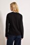 Siyah-Gri 2'li Paket %100 Pamuk Bisiklet Yaka Regular/Normal Kesim Örme T-Shirt TWOAW25TS00001 - 6