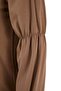 Beige Regular Single Jersey Plain Knitted with Elastic Detail on the Sleeve Tctss26Uk00001 - 5