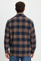 Men's Relax Fit Comfortable Cut Long Sleeve Pocket Checker Pattern Plaid Lapel Collar Winter Lumberjack Shirt - 7