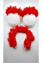 Maternity Crown Slippers Set |   White Chiffon Floral, Non-Slip Sole, Postpartum Mother Set - 2