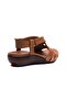 Mintha Genuine Leather Women's Sandals Brown - 3