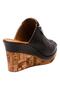 Gaspare Zippered Genuine Leather Slippers Black - 5