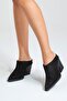 Vendy women's genuine leather western slippers black suede - 2