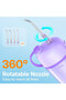 P1 Mini Portable Water Flosser, Cordless, IPX7 for Braces (Purple) - 2