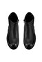 Paulina Black Women's Desacomfort Elastic Leather Boots - 4