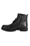Bradyn Black Men's Zippered Leather Boots - 3