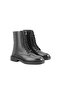 Juan Black Women's Zippered Leather Boots