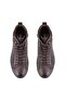 Axel Brown Men's Zippered Leather Boots - 4