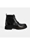 Men's black lace-up leather boot - 2