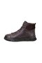 Axel Brown Men's Zippered Leather Boots - 2