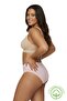 5-Pack 100% Cotton Heart Patterned Bato Panties - High-Waist & Comfortable Fit Daily Underwear - 5