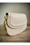 Plain shoulder bag, luxury leather - 3