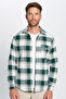 Men's Slim Fit Slim Fit Lumberjack Single Pocket Checked Winter Shirt - 4