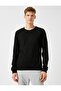 Black Basic Sweater - 3