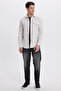 Men's Slim Fit slim fit plaid single pocket lumberjack shirt - 4