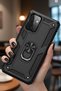 Galaxy A72 Compatible Tank Case with Colorful Ring Stand