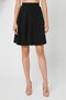 Women Allover Print A Line Skirt, Black