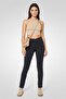 Women Regular Fit Textured Sweatpants, Dark Navy - 2