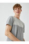 Slim Fit Textured T-Shirt - 2