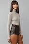 My Fashion Fitted Textured Turtleneck Sweater - 5