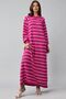 My Fashion Long Sleeve Striped Knitwear Dress
