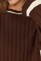 My Fashion Crew Neck Stripe Detailed Knitwear Sweater - 6