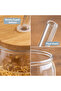 600ml Borosilicate Presentation Cup with Bamboo Lid and Straw, Coffee Cup, Heat Resistant Cup Coollime - 5