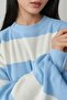 My Fashion Crew Neck Striped Mini Knit Dress - 4