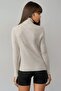 My Fashion Fitted Textured Turtleneck Sweater - 4