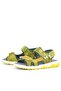Genuine Leather Yellow Velcro Children's Sandals Shoes - 5