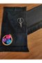 Set of 2 Cross-stitched Fringed Etamine Embroidered Velvet Towels Mother and Daughter