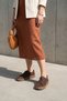 Women's Loafer Daily Comfort Shoes Casual Moccasin Naomi Brown Suede - 5