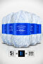 Baby Blue • 5-Pack × 100 Gr / 60 m • Rabbit Hair Textured • Thick Fur Plush Knitting Yarn