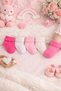 Girl Sugar 5-Piece Colorful Carded Cotton Girl Newborn Baby Socks Box 0-6 Months - 3
