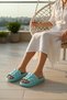 Women's Lightweight and High Sole Non-Slip Daily Beach Sea Pool Slippers - 3
