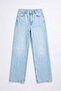 Women's Ice Doris 4S6-3 Straight Fit High Waist 100% Cotton Denim Jean - 5