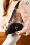 Original Special Boxed Trendy Model Luxury Soft Leather 3-Compartment Gift for Lover Mother's Day Gift Birthday Gift Boxed Adjustable Comfortable Thick Column Cross Strap Shoulder Bag - Black - 5