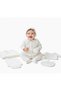Organic Cotton Premium Quality Monalisa Lace Set of 10 for Baby Girls 0-3 Months - 5