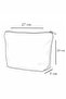 Teddy Fabric Makeup Bag – Zippered, Bellows-Style Cosmetic Care Organizer, Multi-Purpose Bag - 2