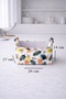 Tropical Patterned Folding Storage Basket – In-Closet Organizer for Laundry, Toys, and Cosmetics - 4