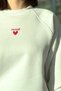 Valentine's Day Women's Fleece White Heart Printed Sweatshirt - 5