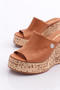 D25Yt-1475 Women's Leather Heeled Slippers - 4