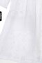 Girl's striped o-neck zip-up fold-over sleeve openwork dress, ages 2-6, style 10036 - 5